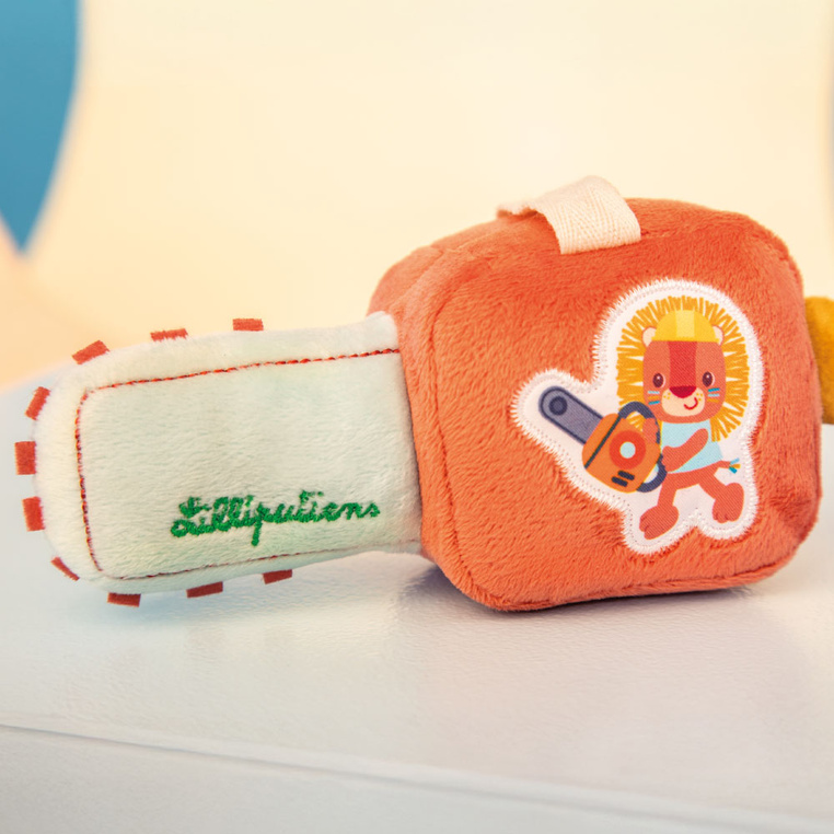 Grzechotka piła Lew Jack 3 m+ Lilliputiens - obrazek 2