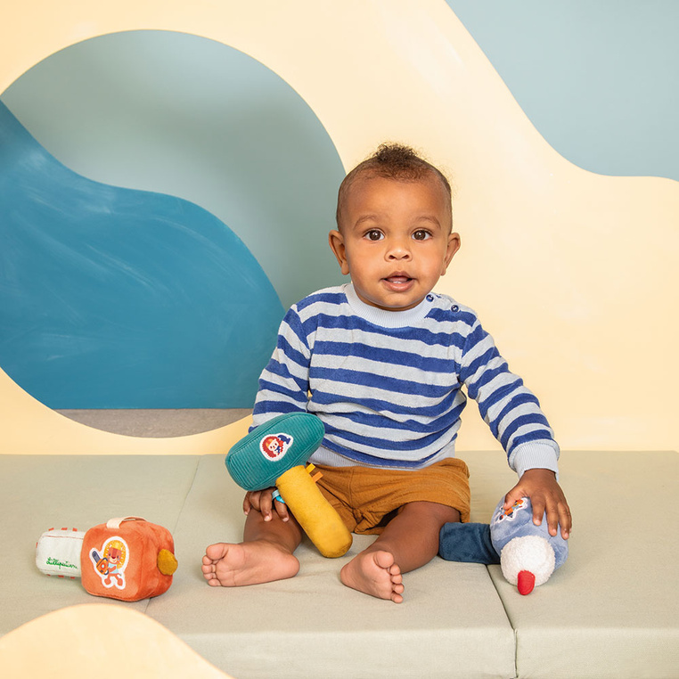 Grzechotka wiertarka Piesek Jules 3 m+ Lilliputiens - obrazek 2