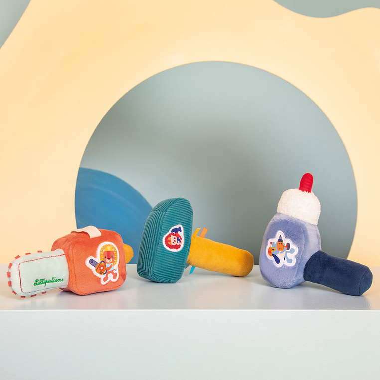 Grzechotka wiertarka Piesek Jules 3 m+ Lilliputiens - obrazek 3