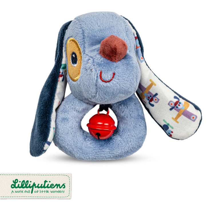 Grzechotka z dzwoneczkiem Piesek Jules 3 m+ Lilliputiens