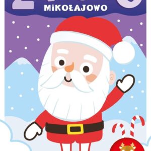Kolorowanki z naklejkami - Zimowo mikołajowo