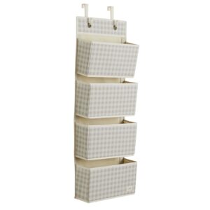 Organizer Na Drzwi Wiszący Gingham Beige 3 Sprouts