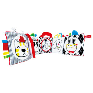 Książeczka sensoryczna lusterko osłona łóżeczka MOM'S CARE