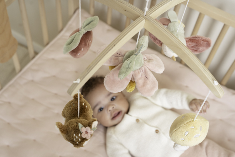 Karuzela do łóżeczka drewniana Fairy Garden Little Dutch - obrazek 4