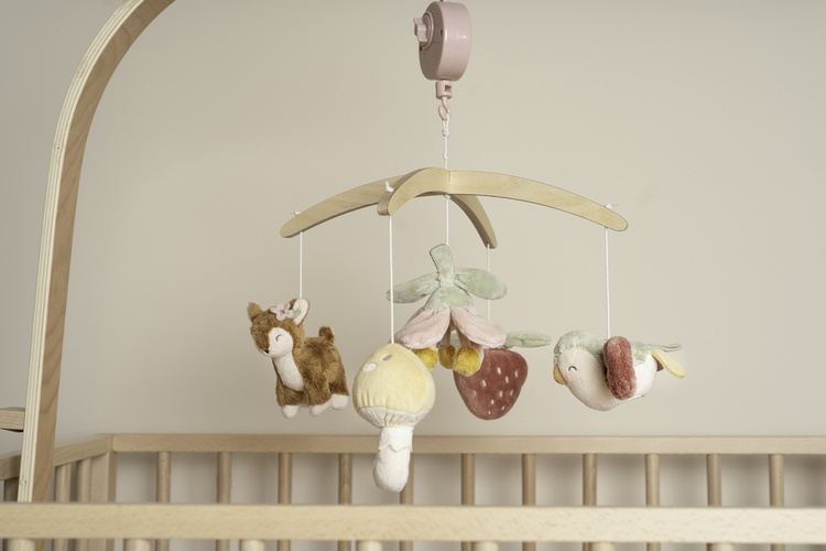 Karuzela do łóżeczka drewniana Fairy Garden Little Dutch - obrazek 3