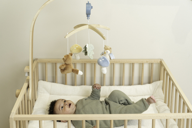 Karuzela do łóżeczka drewniana Forest Friends Little Dutch - obrazek 2