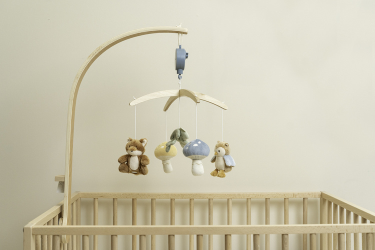 Karuzela do łóżeczka drewniana Forest Friends Little Dutch - obrazek 5