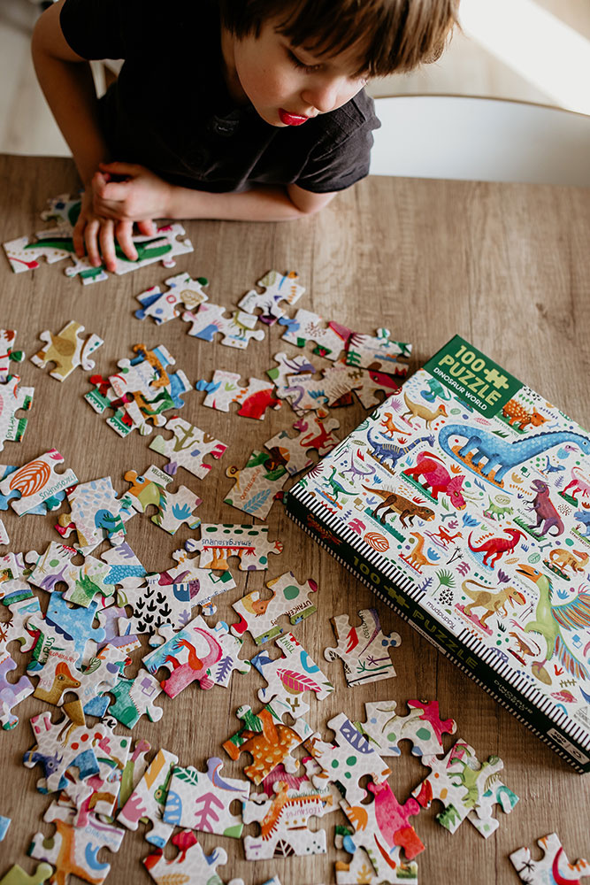 Puzzle Potężne dinozaury 100 elementów 5+ Mudpuppy - obrazek 3