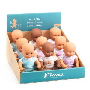 Lalki MINI POMEA Elly, Charly i Gabby Djeco