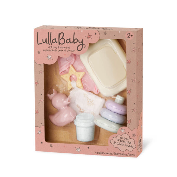 Zestaw do przewijania lalki NIEMOWLAKA, z dodatkowymi akcesoriami Lulla Baby - obrazek 4