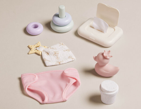 Zestaw do przewijania lalki NIEMOWLAKA, z dodatkowymi akcesoriami Lulla Baby - obrazek 5