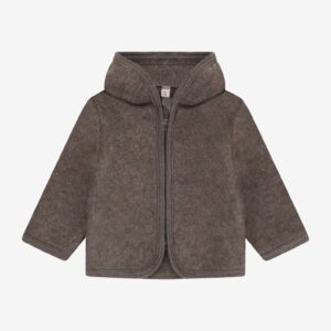 Kurtka 100% wełna merino Brown Melange HUTTELiHUT