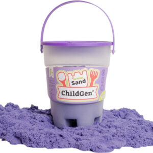 Piasek kinetyczny z foremką, 100% naturalny, 500g, kolor FIOLETOWY, pachnący ChildGen