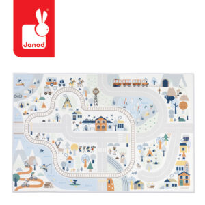 Mata do zabawy z drogą Góry Cross Roads 2+ Janod