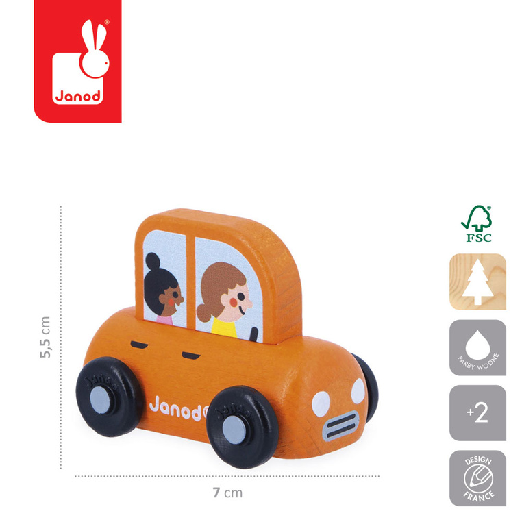 Pojazd Samochód rodzinny Miasto Cross Roads 12m+ Janod - obrazek 3