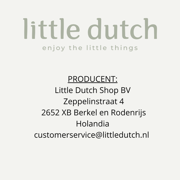 Bawełniany ręcznik z kapturem Little Goose 75 x 75 cm Little Dutch - obrazek 2