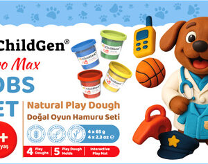 Ciastolina zestaw 4 ciastoliny, foremki, mata Zawody - Praca ChildGen