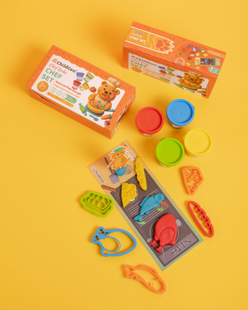 Ciastolina zestaw 4 ciastoliny, foremki, mata ChildGen - obrazek 2