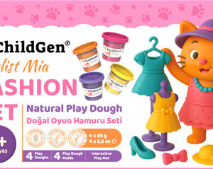 Ciastolina Zestaw 4 ciastoliny, foremki, mata Moda - Fashion Set ChildGen