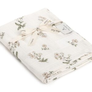 Otulacz bambusowa - muślinowy 120x120 - bells MEMI