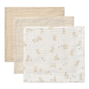 Chusteczki muślinowe 25x25 cm Baby Bunny Little Dutch