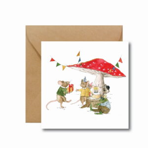 KARTKA URODZINOWA POD MUCHOMOREM | hi little