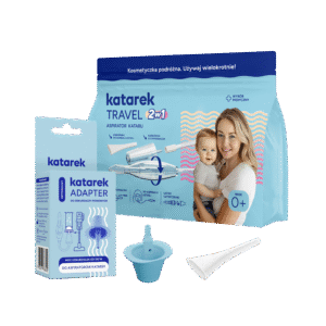 Zestaw Katarek Travel 2w1 + Adapter do odkurzaczy pionowych