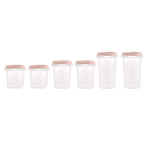 Pojemniki na żywność hermetycznie zamykane Dolce 6 szt - cukierkowe MINILAND