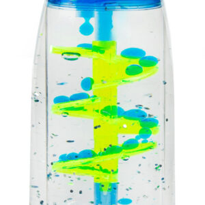 Butelka sensoryczna, dwufazowa MOVE SPIRALA niebieska Petit Boum