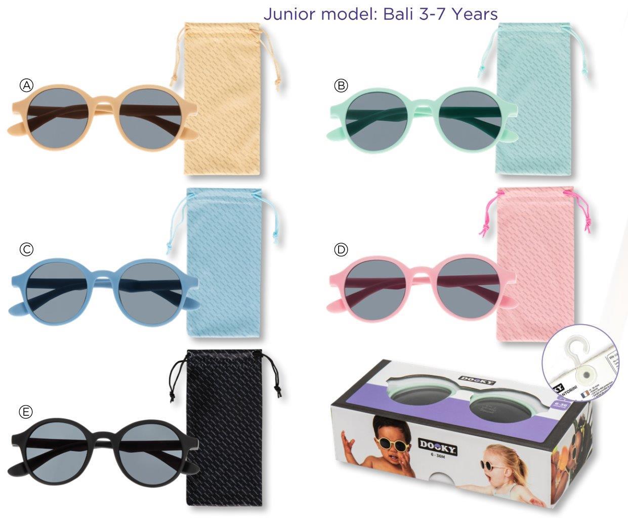 Okulary Bali Junior BLACK 3-7 l DOOKY - obrazek 6