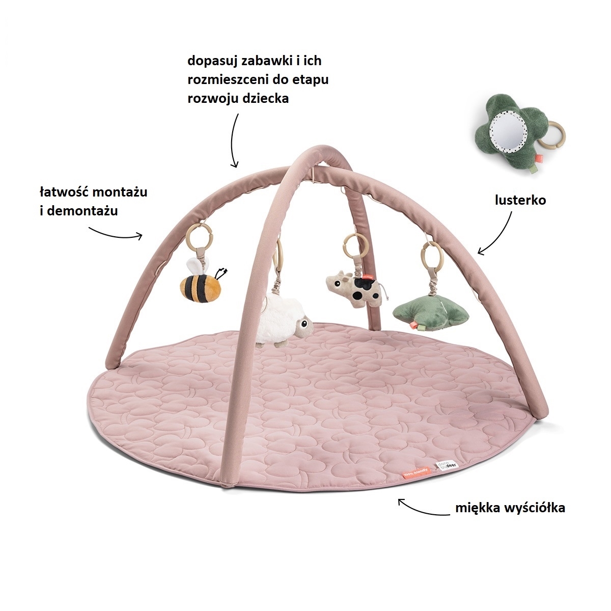 MATA EDUKACYJNA DLA NIEMOWLAKA TINY FARM POWDER DONE BY DEER - obrazek 3