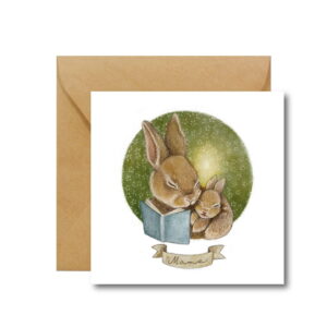 Kartka Mama - króliczki Hi Little