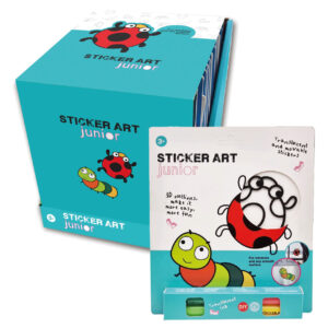 Zestaw do tworzenia naklejek Sticker Art – Robaczki