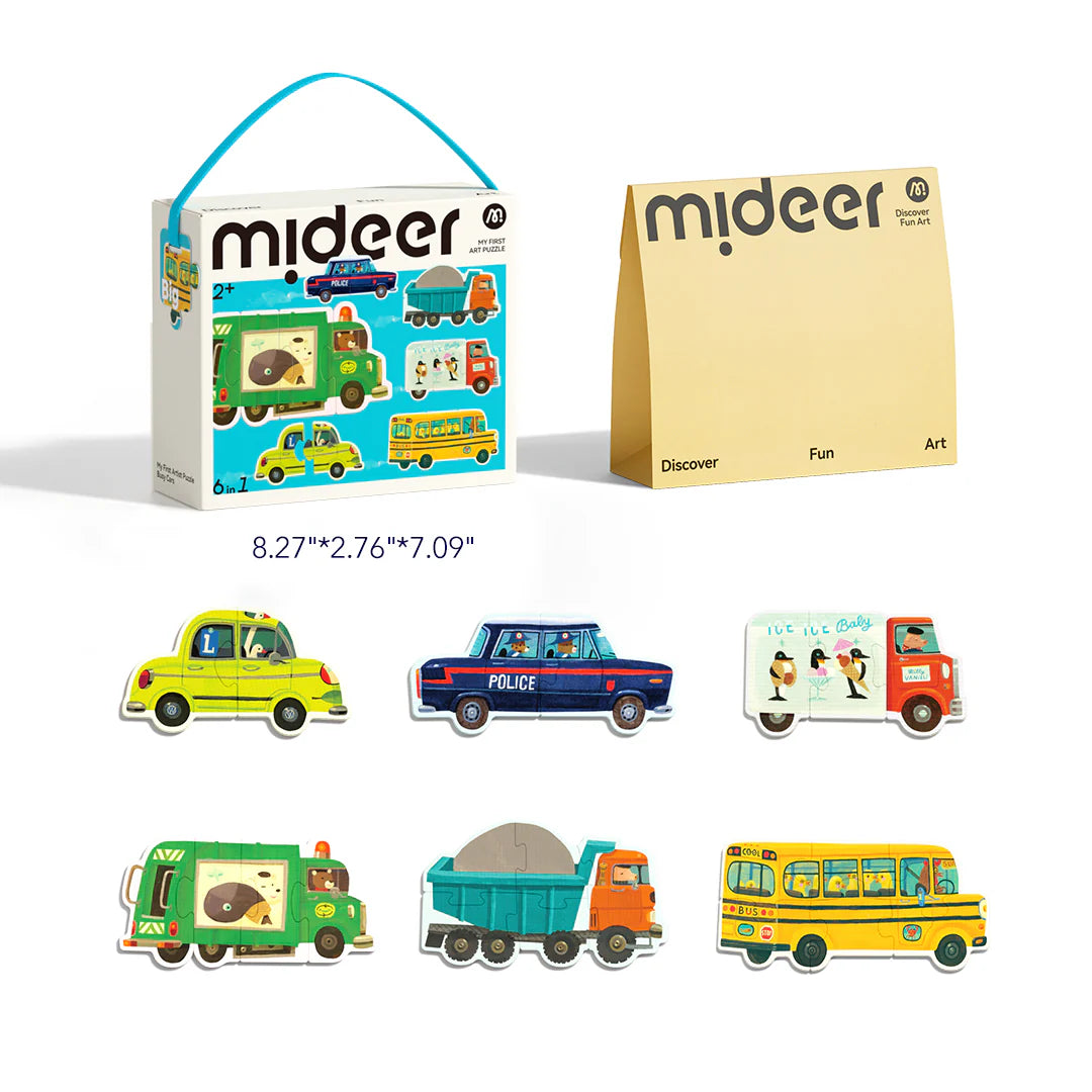 Moje pierwsze puzzle 6w1 – Transport mideer - obrazek 2