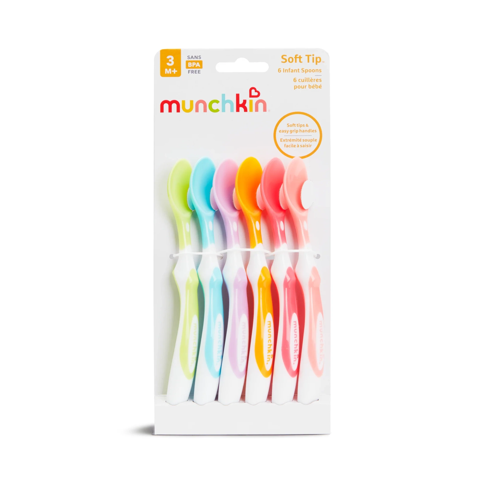 Zestaw 6 szt. łyżeczek do karmienia z miękką końcówką Munchkin - obrazek 3