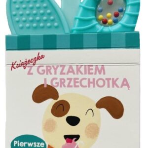 Książeczka z gryzakiem i grzechotką. Pierwsze słowa