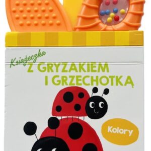 Książeczka z gryzakiem i grzechotką. Kolory