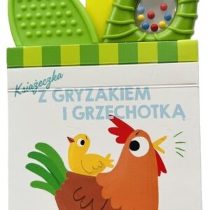 Książeczka z gryzakiem i grzechotką. Na wsi