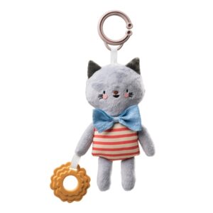 Przytulanka i Gryzak Clara – sensoryczny kotek dla niemowląt od 0 m+ Taf Toys