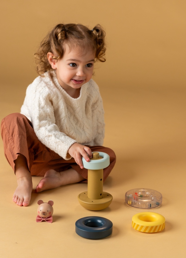 Wieża Sensoryczna – Miś do Układania Taf Toys - obrazek 2