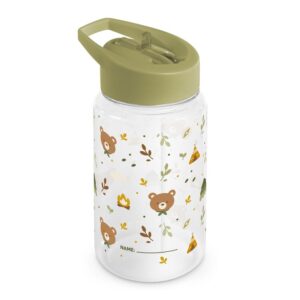 Kubek ze słomką 450ml - Niedźwiadki MINILAND