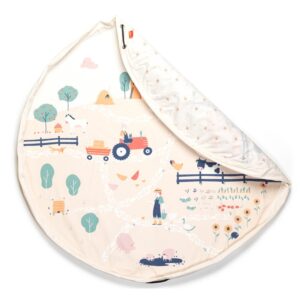 WOREK NA ZABAWKI I MATA DO ZABAWY 2W1 FARM PLAY&GO NOOMAD