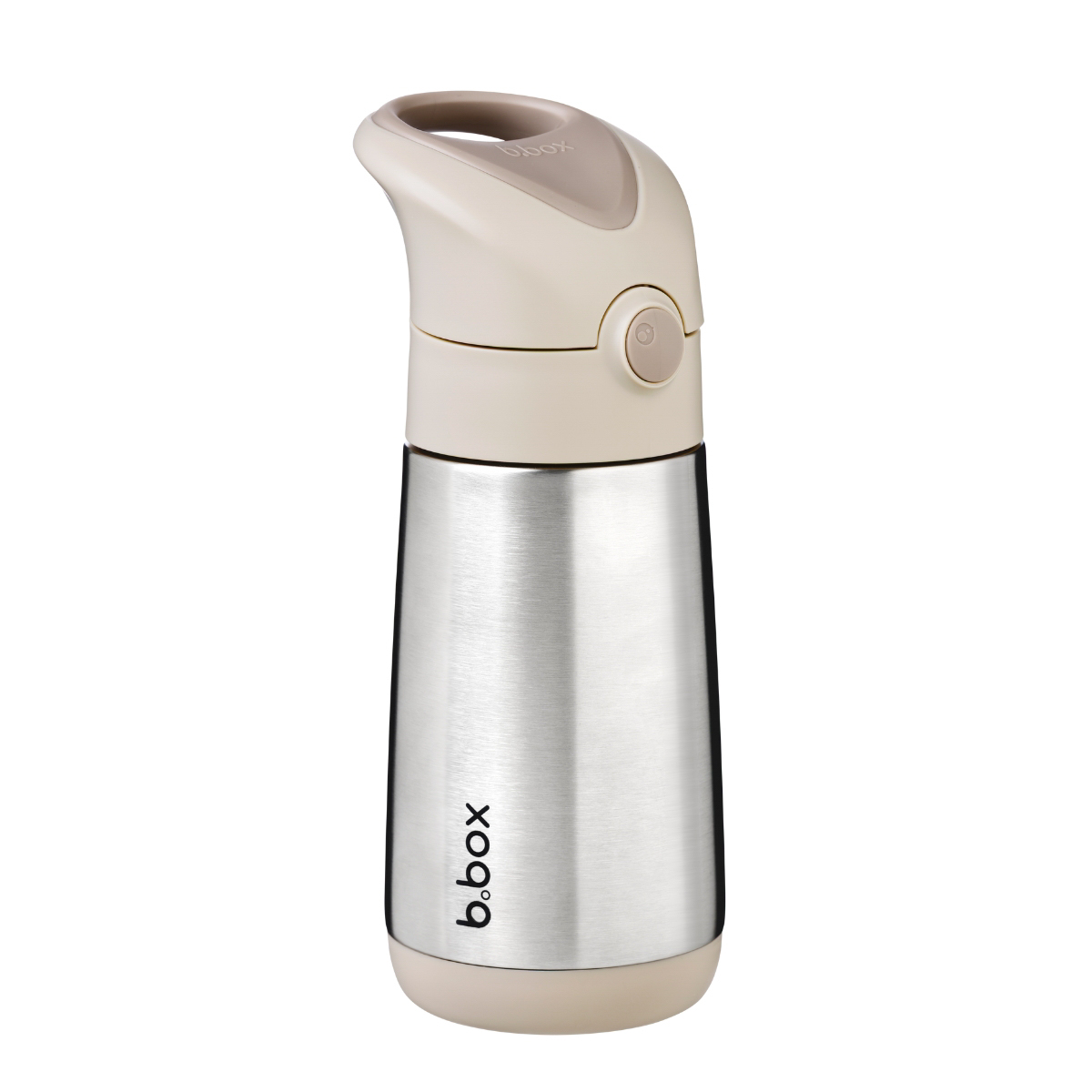 Butelka termiczna, bidon dla dziecka ze słomką 350 ml, Latte, b.box