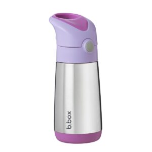 Butelka termiczna, bidon dla dziecka ze słomką 350 ml, Sugar Plum, b.box