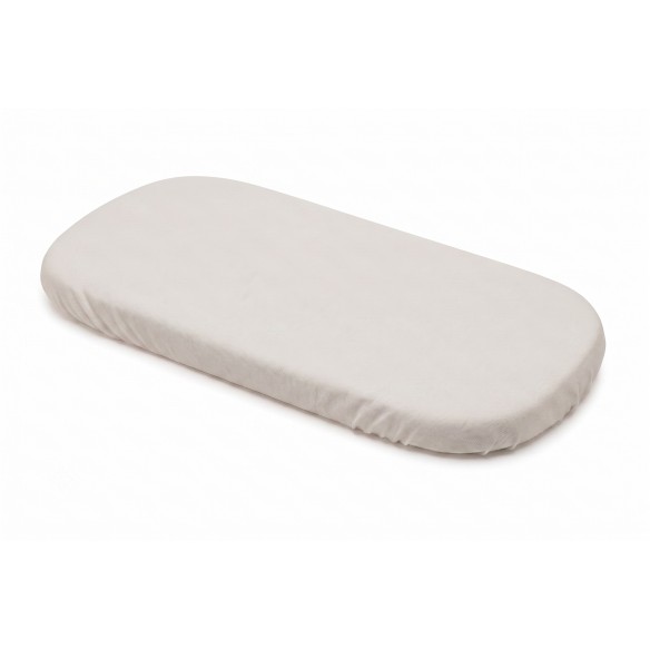 PRZEŚCIERADŁO Z BAWEŁNY ORGANICZNEJ DO DOSTAWKI 60X90 - LIGHT BEIGE MEMI - obrazek 2