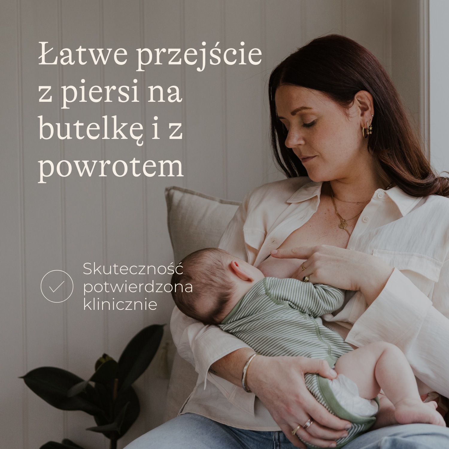 Szklana Butelka Lansinoh 160 ml ze smoczkiem o wolnym przepływie Natural Wave® Lansinoh - obrazek 2