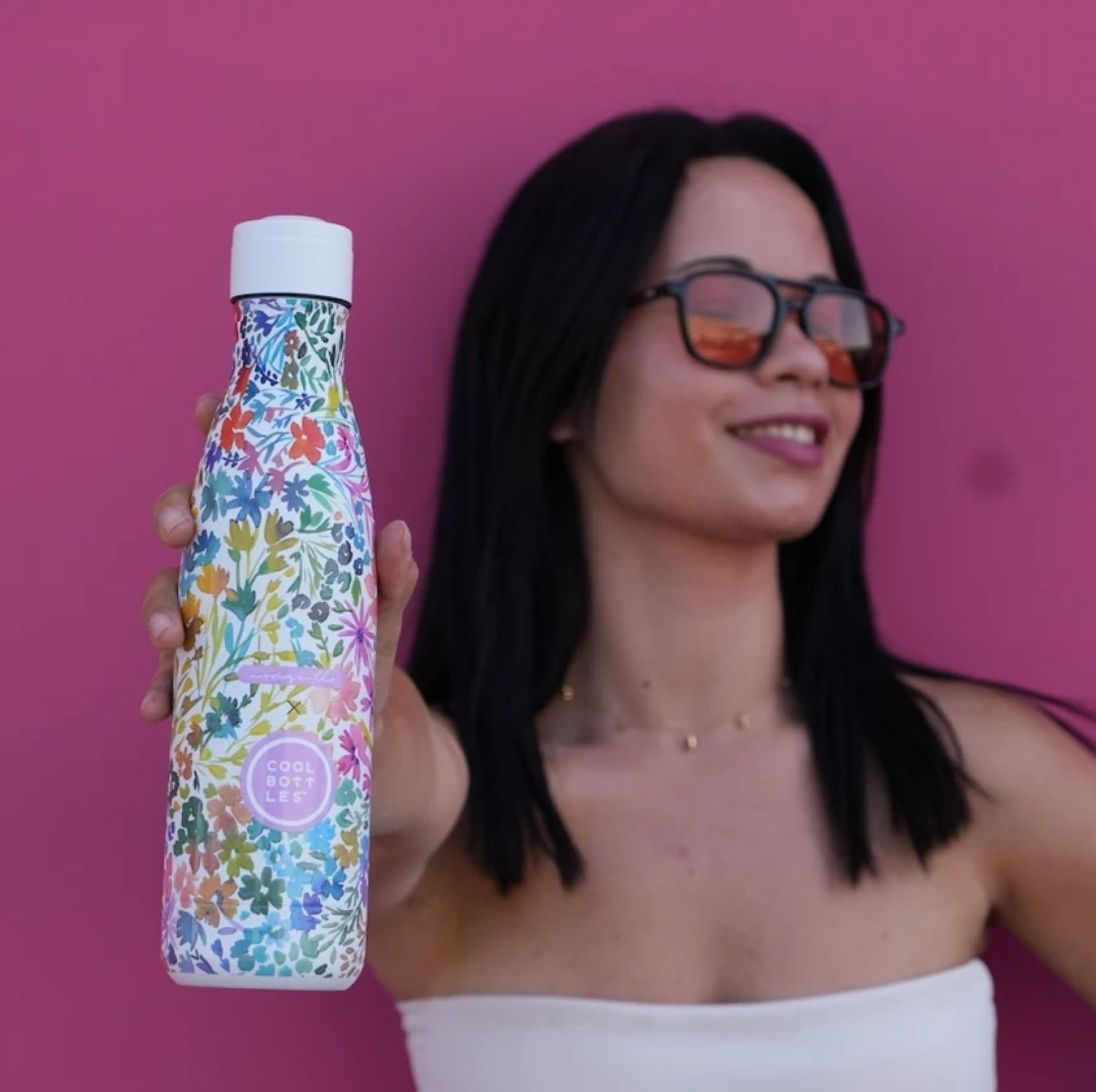 Butelka termiczna Xclusive! 500 ml Moniquilla – Ever Bloom Cool Bottles - obrazek 2