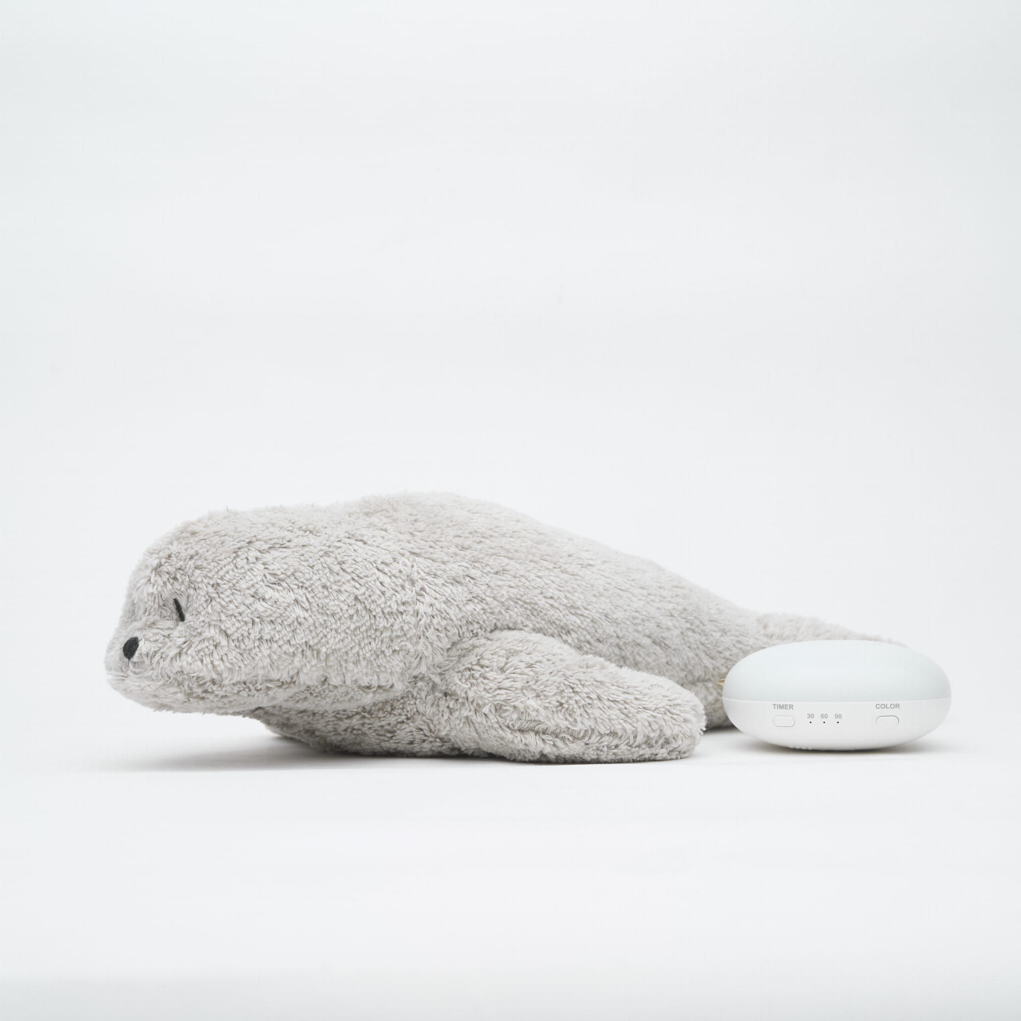 SZUMIĄCA FOKA Z LAMPKĄ - Gray - MOONIE ORGANIC - obrazek 6